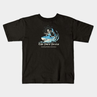 Ride Share Service Avoiding Shallow Adventure Kids T-Shirt